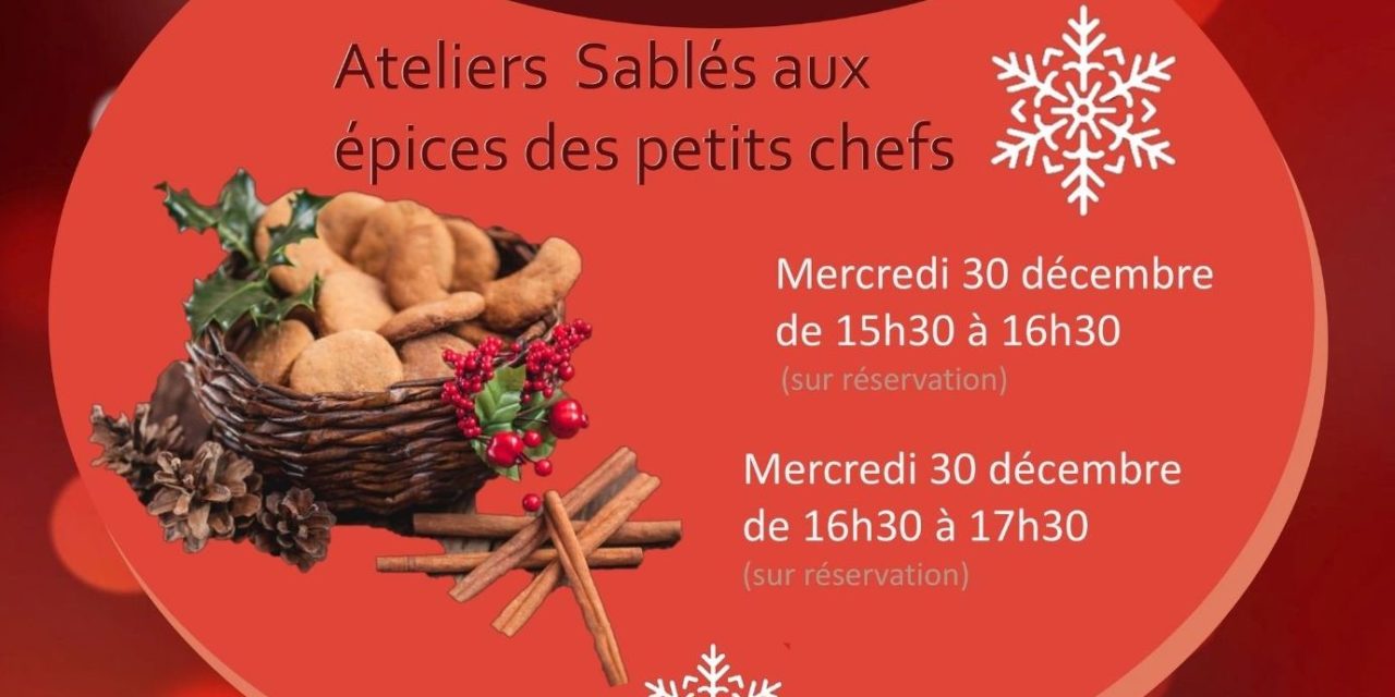 Ateliers de Noël à la BMJ – Les sablés de Noël